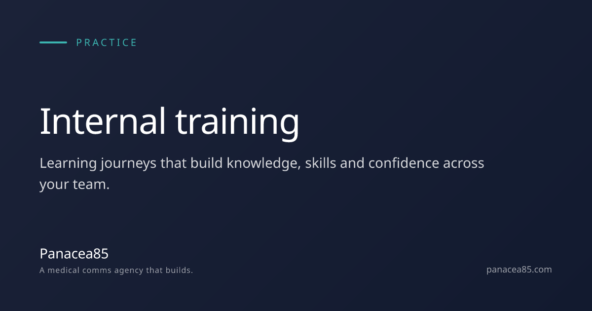 Internal training · Panacea85